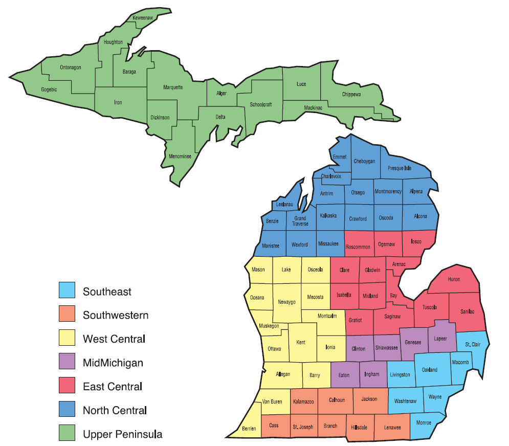regional map regional map