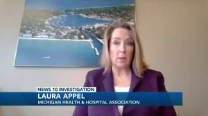 Laura Appel speaks Feb. 14 with WILX News 10.