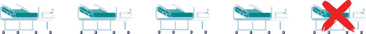 Hospital bed graphic