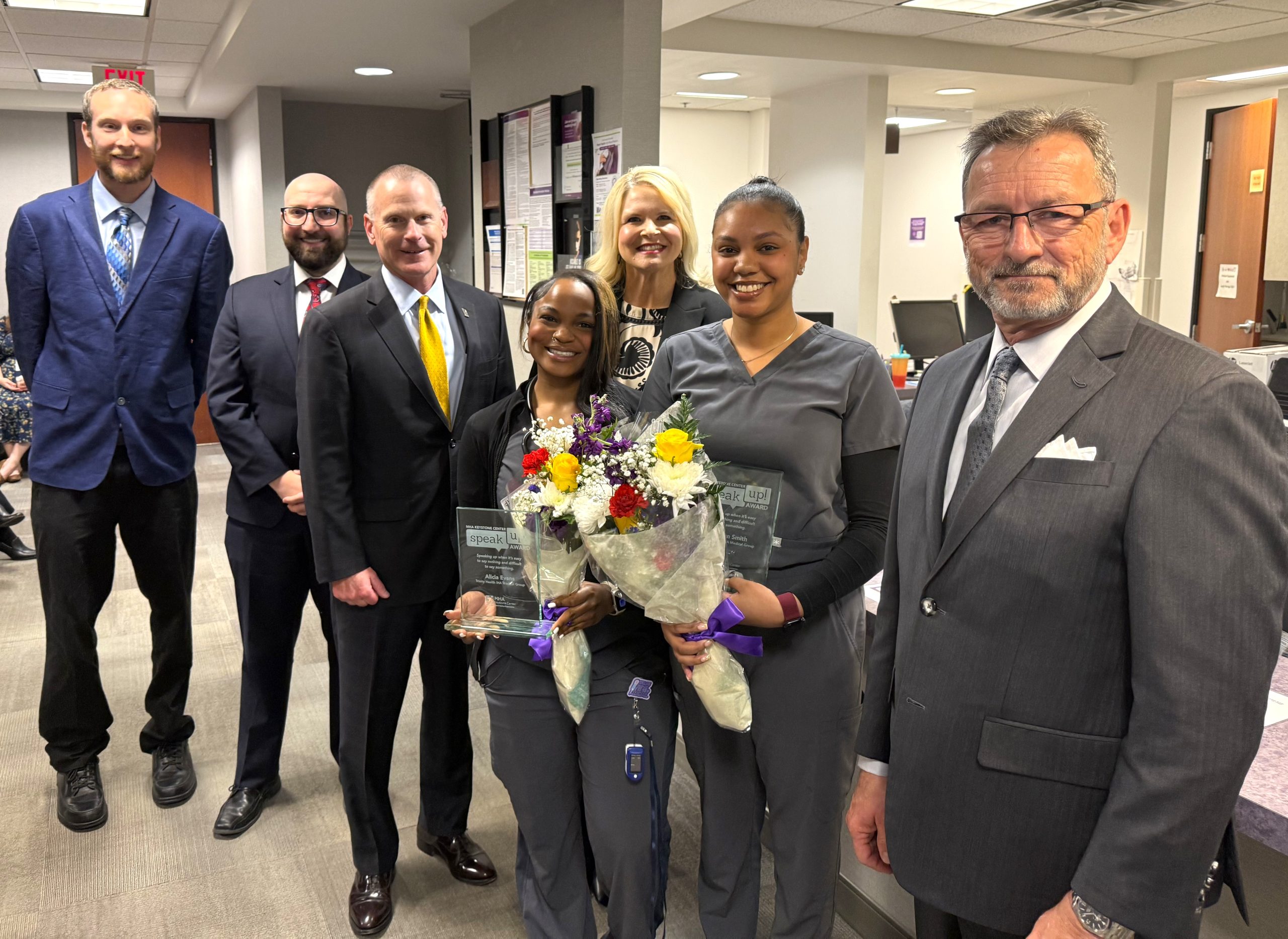 Trinity Health Michigan Team Members Recognized with MHA Keystone Center Speak-up! Award